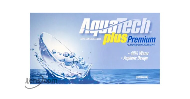 AquaTech Plus Premium Contacts VisionWorks Online 6 Pack Reviews 