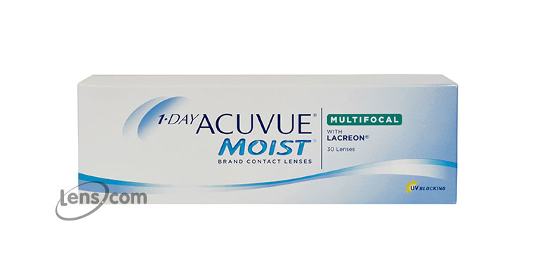 1-DAY ACUVUE MOIST Multifocal 30, 90 Pack Contact Lenses | FREE ...