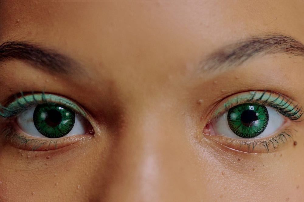 Green Emerald SofLens Natural Colors lenses (2) - Power